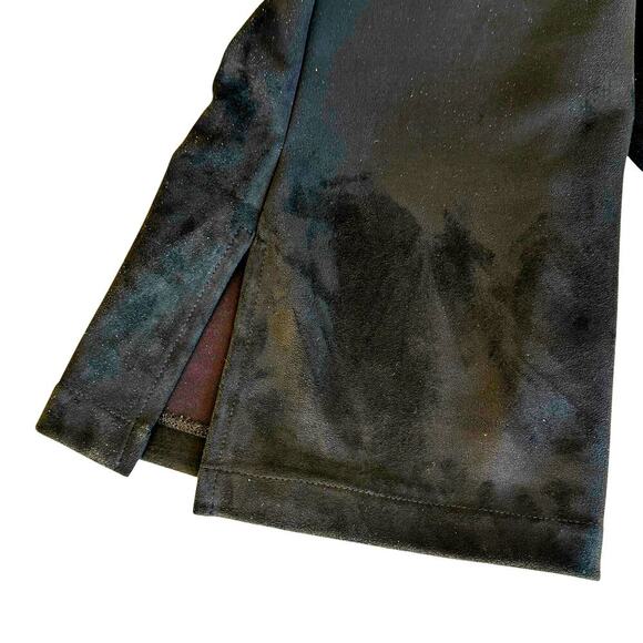 NWT Evolutionary Faux Suede Flair Pants Black Size Juniors Large Tween Teen - Picture 5 of 8